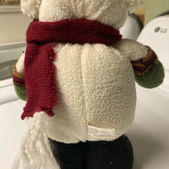 Snowman 10" Weighted Standing Plush Christmas Greeter Decor Holiday. Cute! - Picture 2 of 5